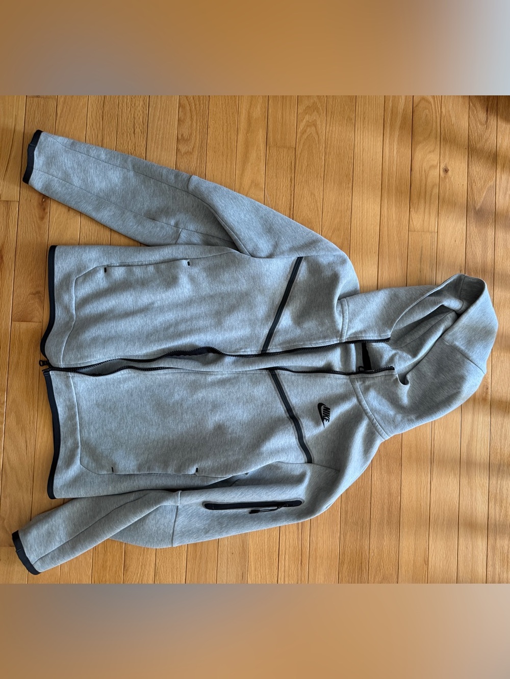 Boys Gray Nike Tech Jacket- M